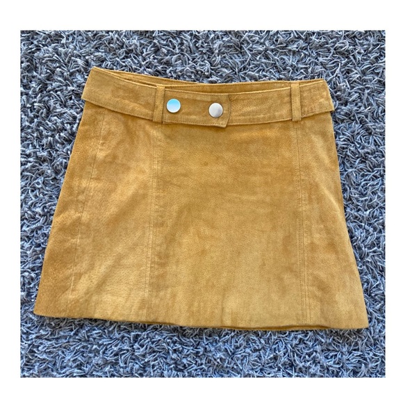 Zara Faux Suede Skirt - Picture 5 of 7